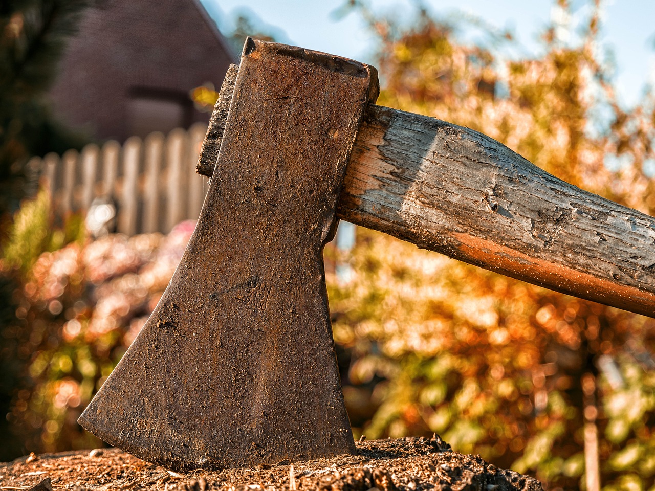 Holzspalter im Eigenbau