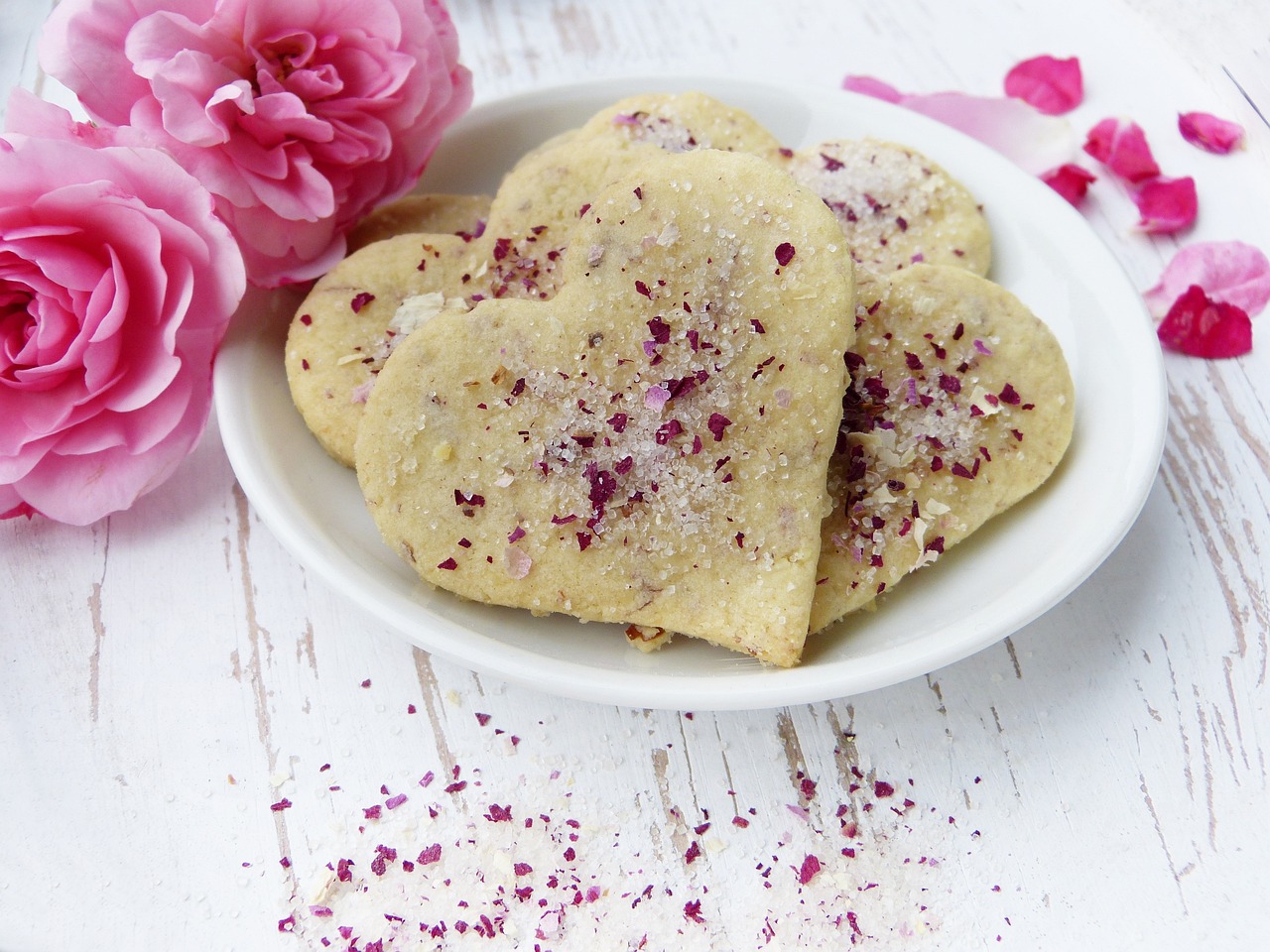 Backen mit Rosenwasser